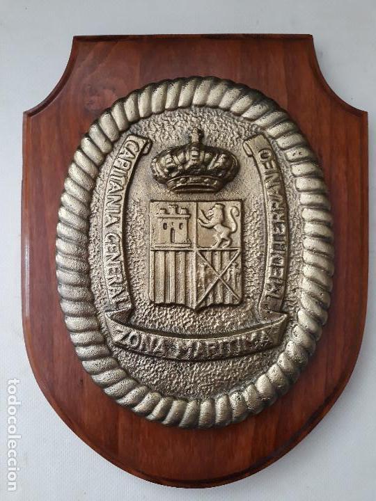 Military Antiques: Metopa naval. Capitan&iacute;a General Zona Mar&iacute;tima Mediterr&aacute;neo.
