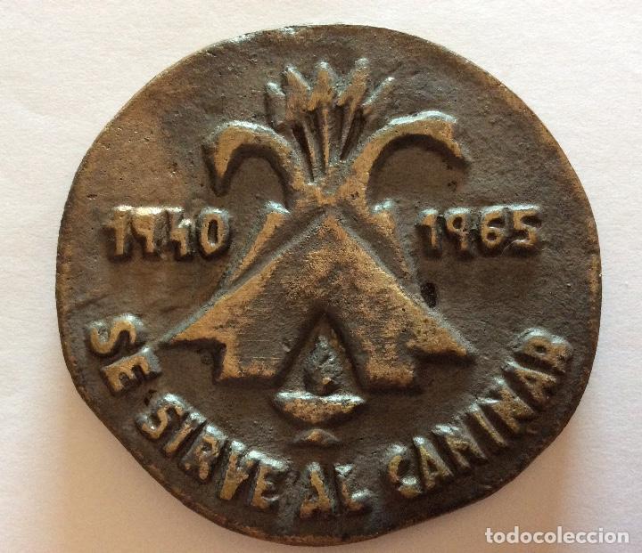 Military Antiques: MEDALLA BRONCE LAT&Oacute;N. DELEGACI&Oacute;N PROVINCIAL FRENTE JUVENTUDES 1940 1965 FALANGE O.J.E. OJE