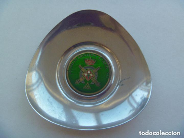 Military Antiques: PEQUE&Ntilde;O CENICERO DEL GRUPO DE ARTILLERIA A LOMO XLI , ARTILLERIA MONTADA
