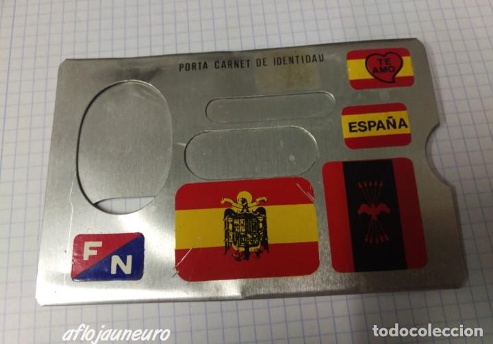 Militaria: Porta Carnet de Identidad Falange / Fuerza Nueva / Espa&ntilde;a
