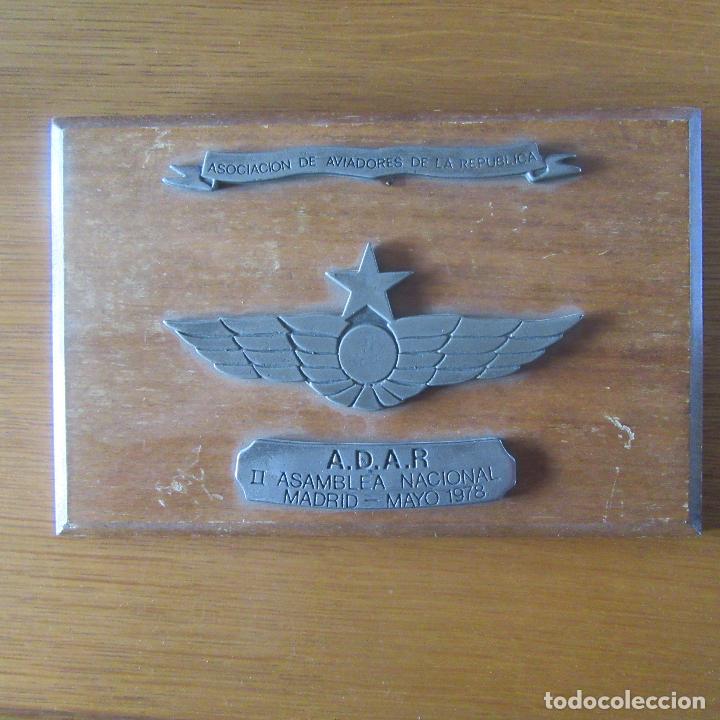 Militaria: metopa asocicaci&oacute;n de aviadores de la rep&uacute;blica, adar