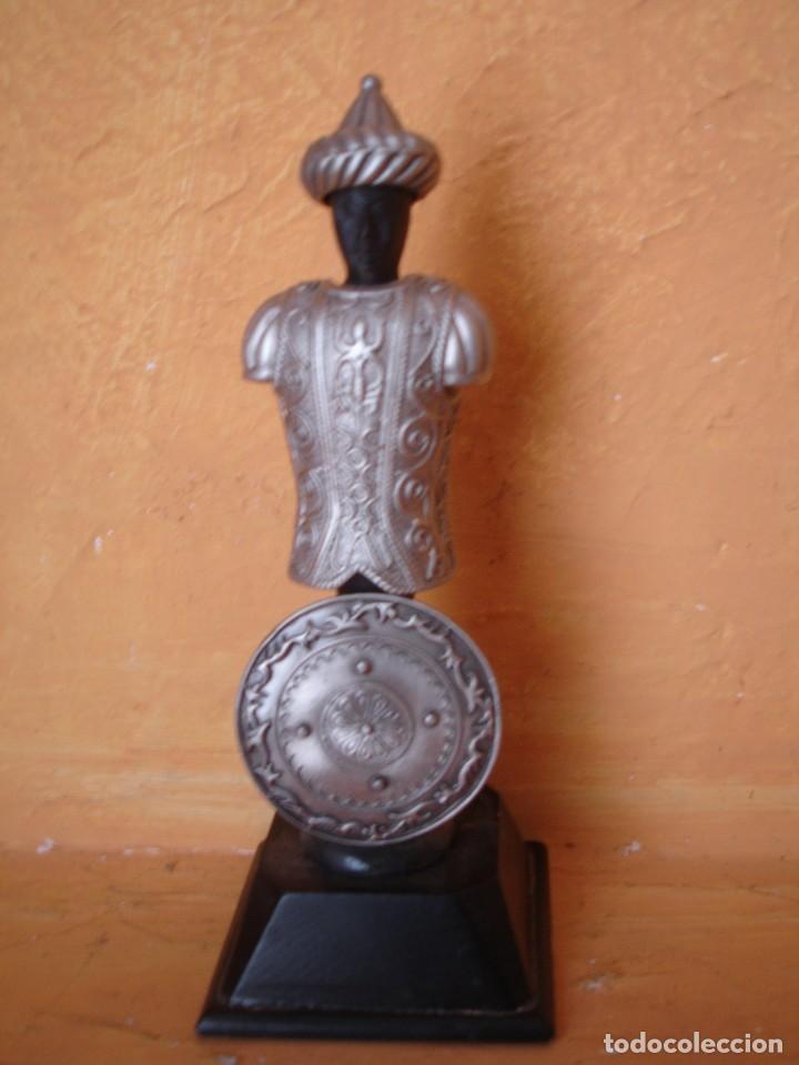 Military Antiques: ESTATUILLA METAL GUERRERO OTOMANO 21CM EDICION LUJO