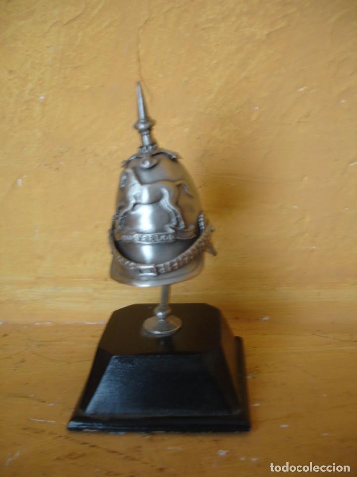 Military Antiques: CASCO WATERLOO ANTIGUO METAL EN 14CM