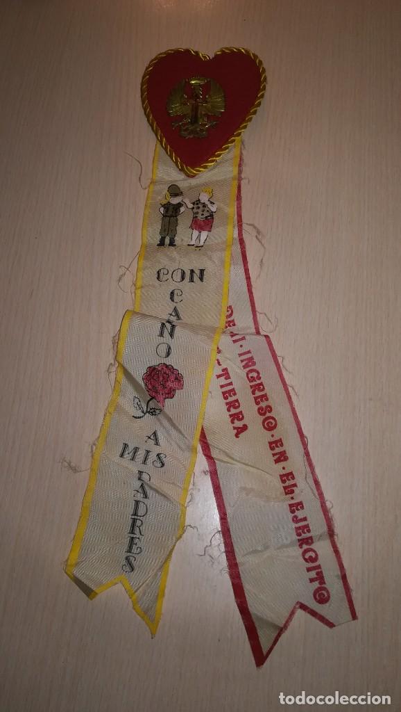 Military Antiques: ANTIGUO RECORDATORIO DEL SERVICIO MILITAR EJERCITO ESPA&Ntilde;OL, EPOCA FRANQUISTA