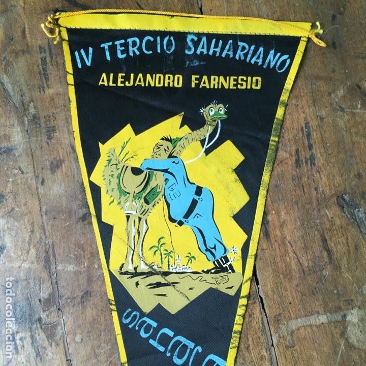 Military Antiques: Bander&iacute;n del IV tercio Sahariano Alejandro Farnesio, villa Cisneros, mide 38cm