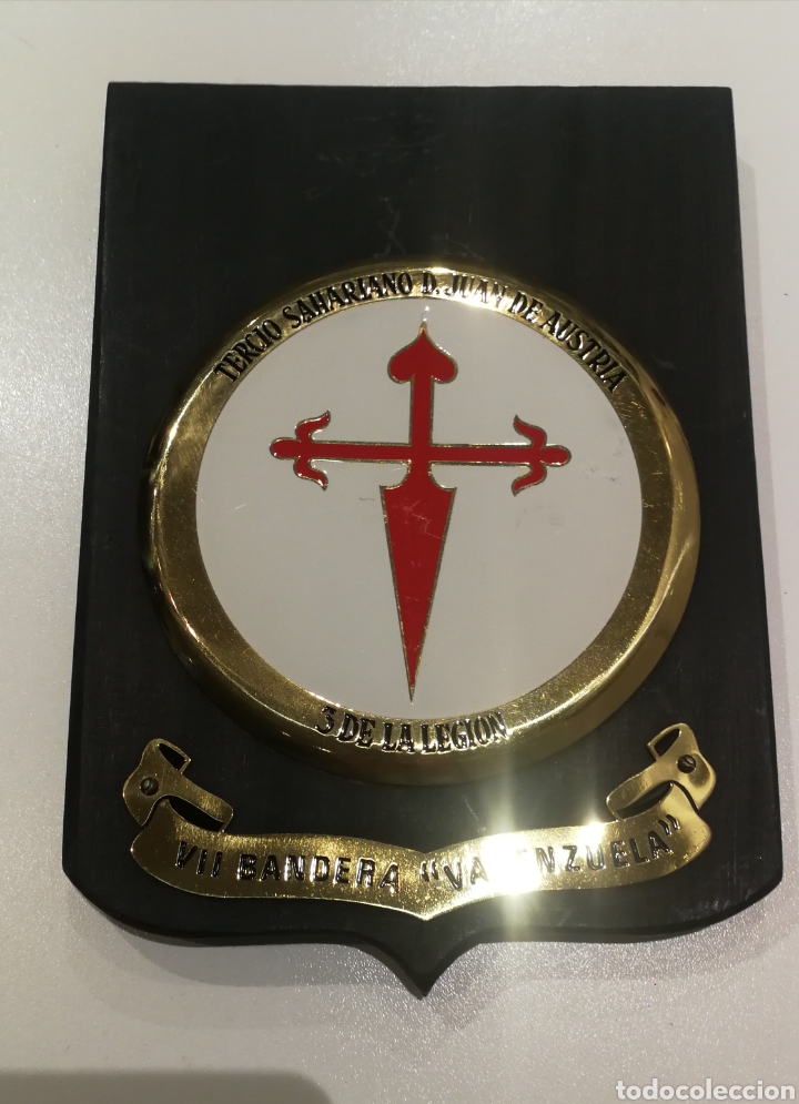 Militaria: Metopa Tercio Sahariano D. Juan de Austria 3 de La Legi&oacute;n. VII Bandera Valenzuela