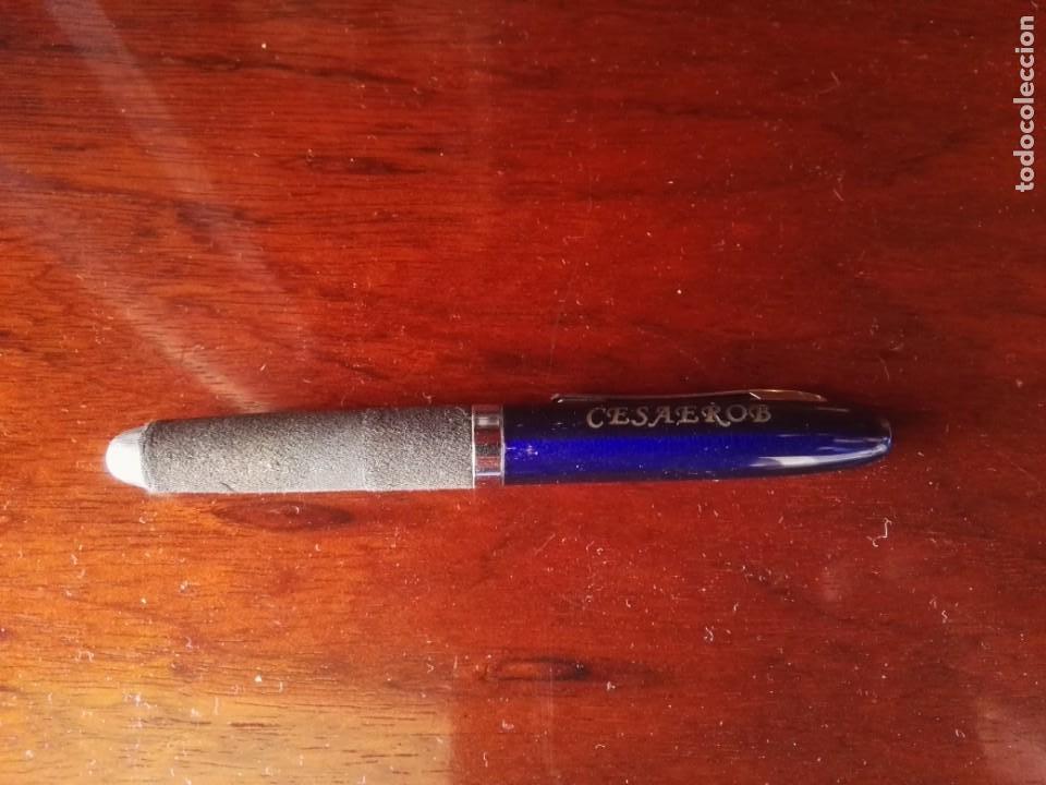 Militaria: boligrafo del centro de sat&eacute;lites. De las FAS CESAEROB