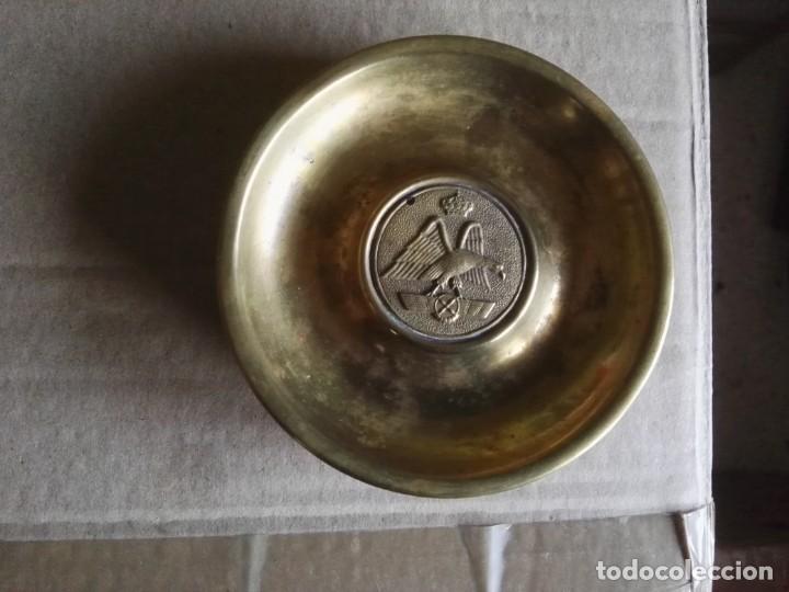 Military Antiques: 6 ceniceros de laton de la Academia General del Aire