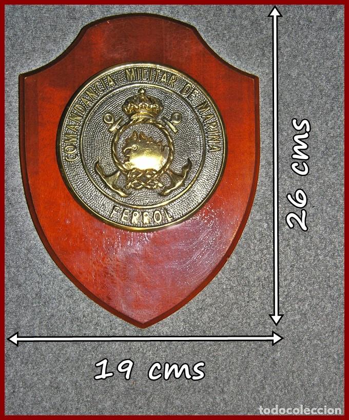 Militaria: 65/306..Comandancia Militar de Marina de Ferrol...Mide 26 X 19 cms...Peso 1,100 kgrs