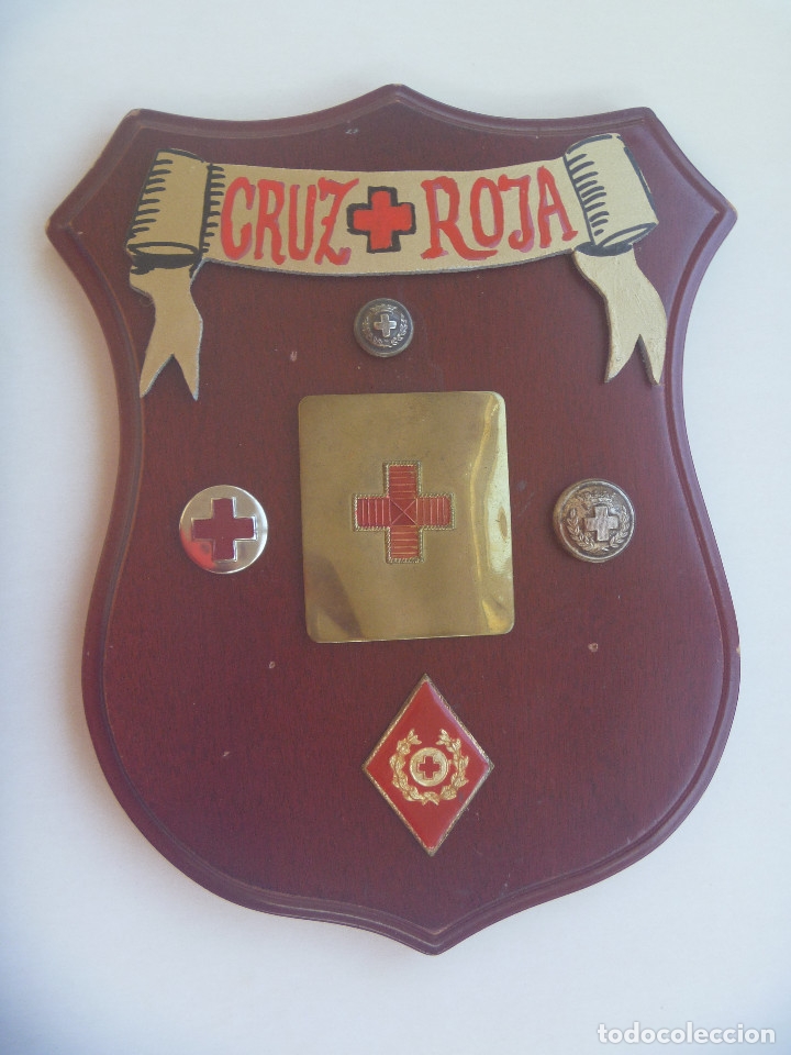 Militaria: METOPA MILITAR DE LA CRUZ ROJA ESPA&Ntilde;OLA . EPOCA DE FRANCO. RECUERDO DE LA MILI