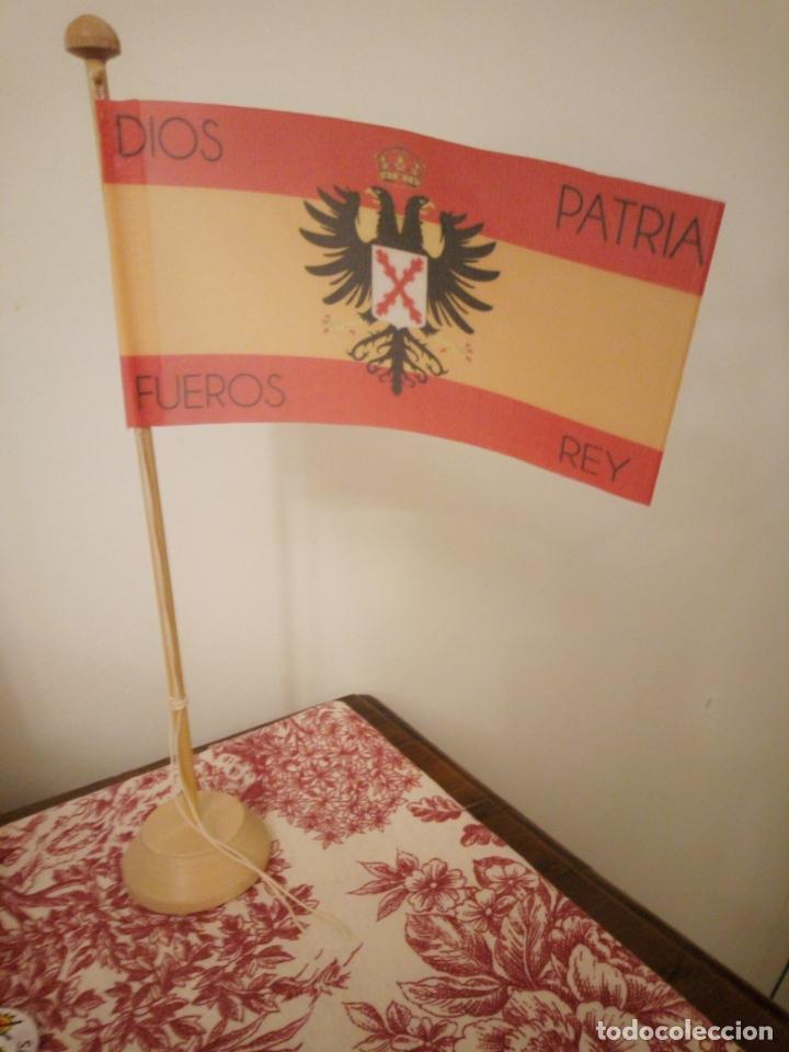 Bandera De España De Sobremesa Carlista Carl Vendido En Subasta 145549262 4992