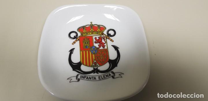 Military Antiques: 419- PLATO PATRULLERO INFANTA ELENA ARMADA ESPA&Ntilde;OLA DIAMETRO 12.5 CMS