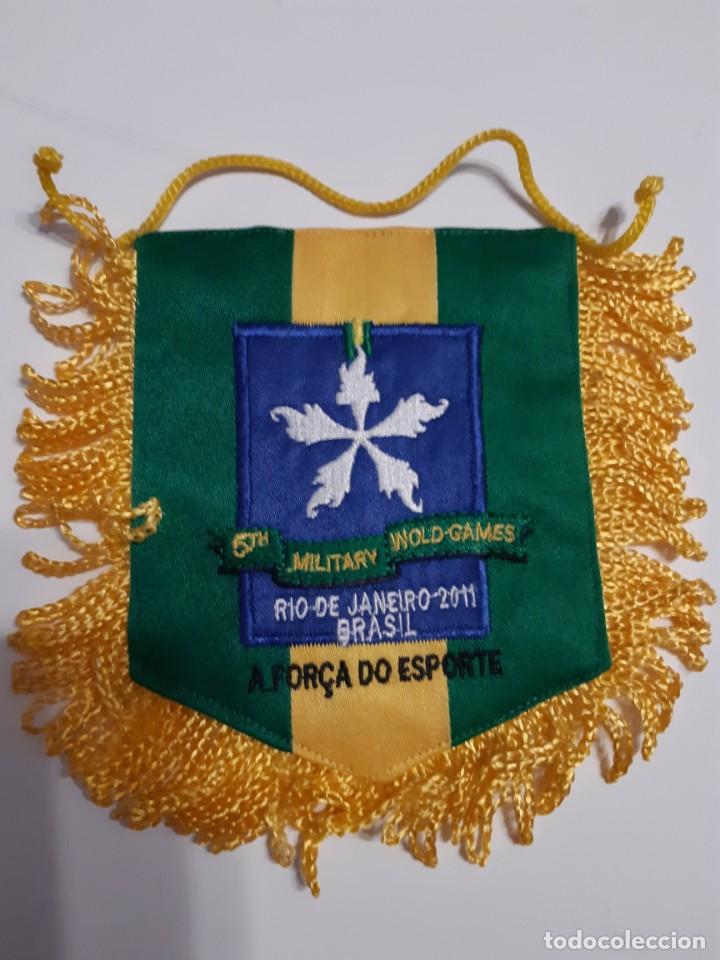 Military Antiques: BANDER&Iacute;N JUEGOS DEPORTIVOS MILITARES BRASIL. PEQUE&Ntilde;O.