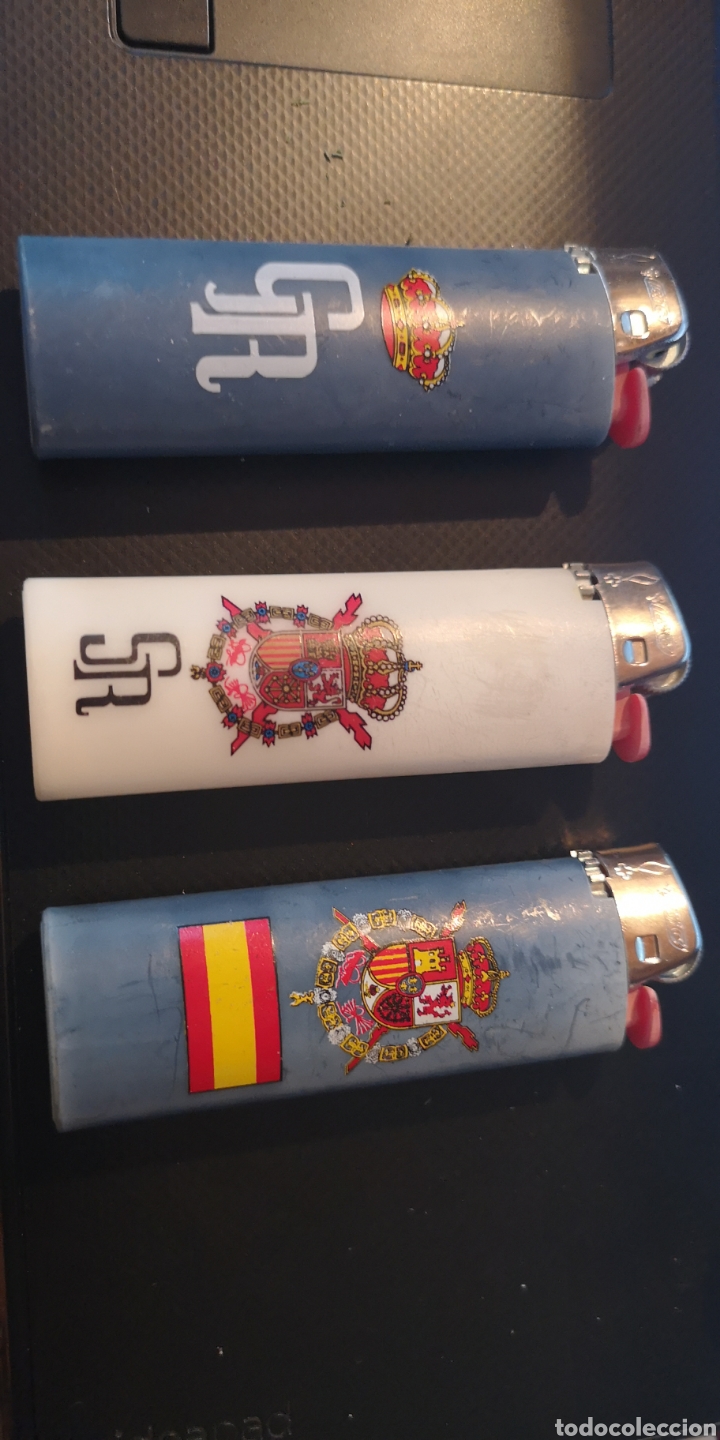 Military Antiques: 3 mecheros antiguos de la guardia real &eacute;poca Juan Carlos primero