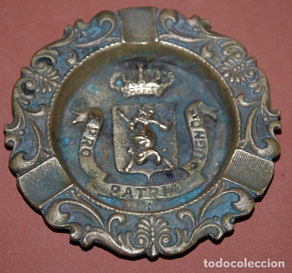 Militaria: CENICERO DE BRONCE/MILITAR CIR 4