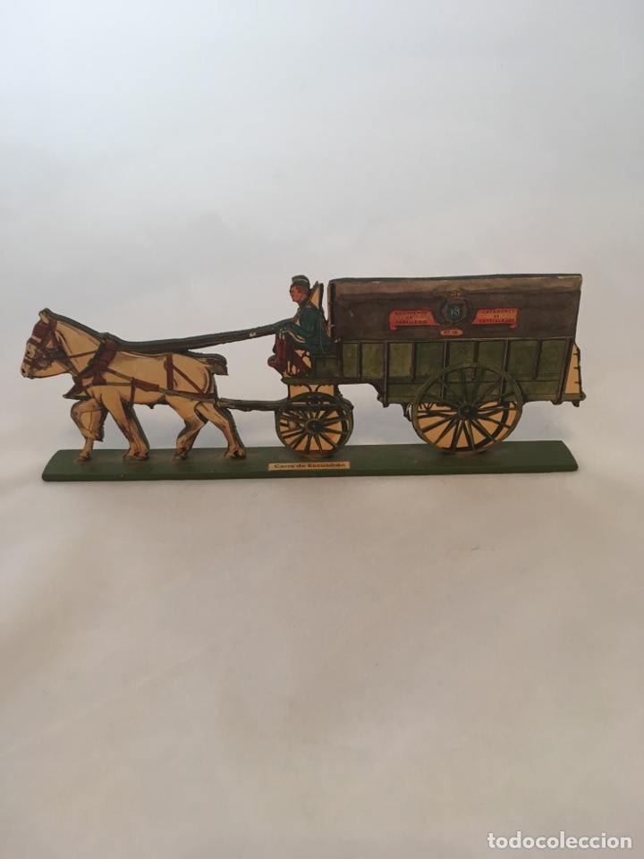 Military Antiques: CARRO MADERA ESCUADR&Oacute;N REGIMIENTO CABALLER&Iacute;A