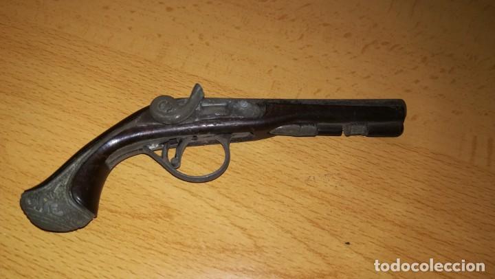 Military Antiques: PEQUE&Ntilde;A PISTOLA DE MISTO DECORATIVA