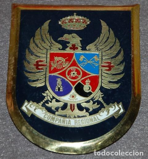 Military Antiques: PLACA MILITAR COMPA&Ntilde;IA REGIONAL (GRANADA) EJERCITO DE TIERRA
