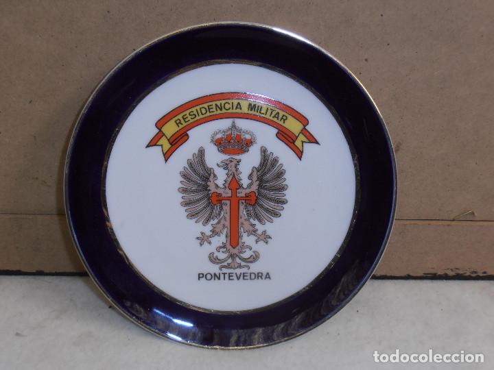 Military Antiques: PLATO RESIDENCIA MILITAR PONTEVEDRA  . CERAMICAS MARIBEL.- CARTAGENA - 17 DE DIAMETRO