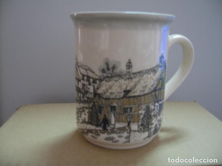 Military Antiques: JARRA CERVEZA PAISAJE NEVADO.