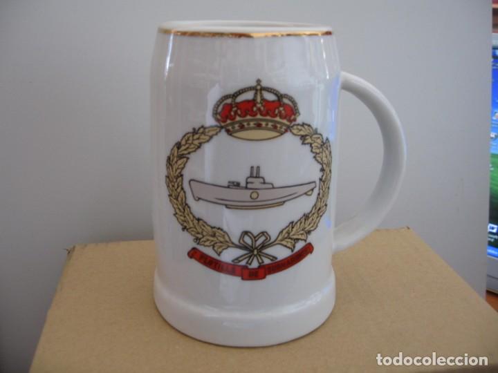 Military Antiques: JARRA CERVEZA FLOTILLA DE SUBMARINOS.