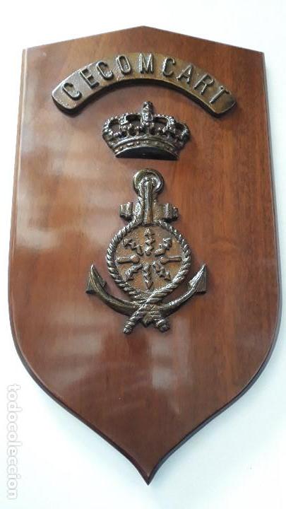 Militaria: Metopa naval. Centro de Comunicaciones de la Zona Mar&iacute;tima del Mediterr&aacute;neo. CECOMCART.