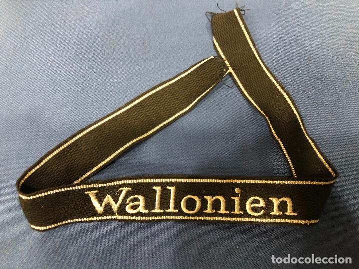 Military Antiques: Alemania III Reich. Cinta de brazo Wallonien. REPRODUCCI&Oacute;N
