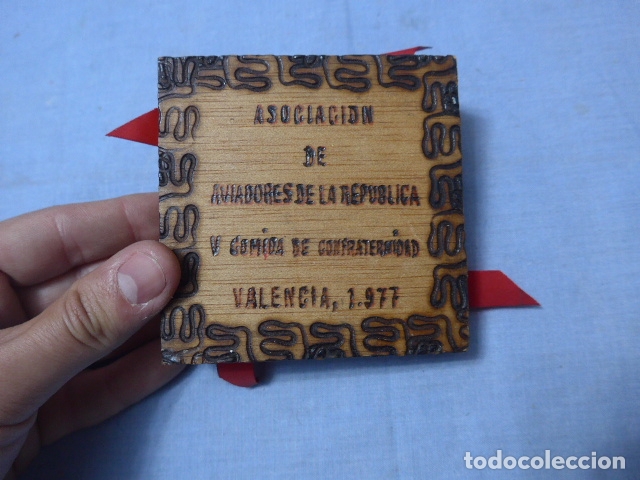 Militaria: ANTIGUO RECUERDO DE 1977 ADAR ASOCIACION DE AVIADORES DE LA REPUBLICA VALENCIA