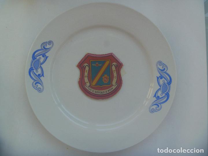 Military Antiques: AVIACION : PLATO DEL CLUB DE SUBOFICIALES DE MORON . MORON DE LA FRONTERA ( SEVILLA )