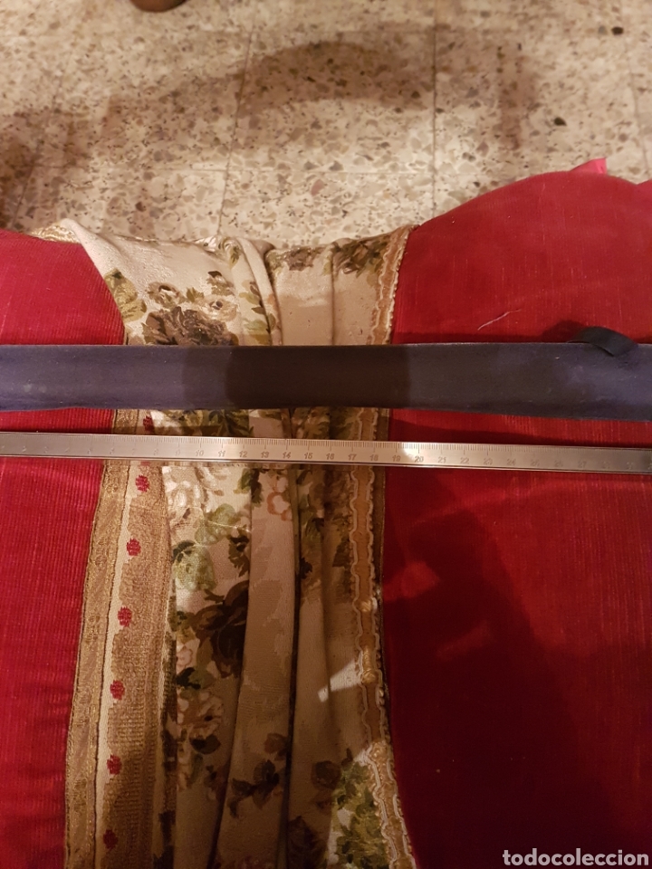 Military Antiques: ANTIGUA REGLA MEDITERRANEAN COMPANY DE ACERO MIDE 30CM