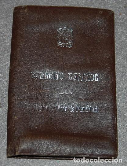 Military Antiques: CARTERA MILITAR DE IDENTIDAD A&Ntilde;OS 40/EJERCITO ESPA&Ntilde;OL