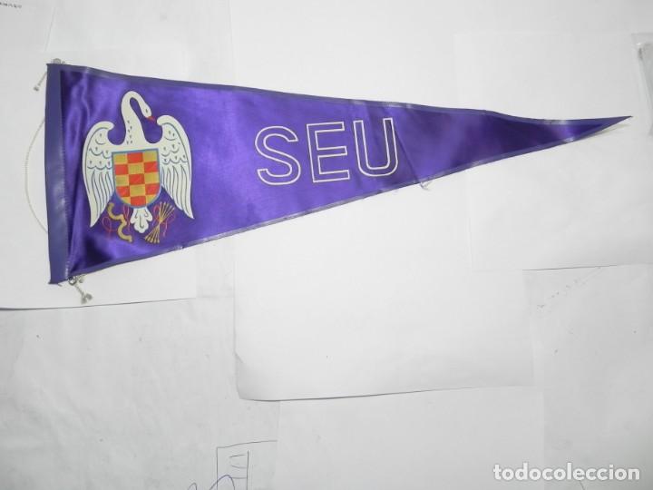Militaria: ANTIGUO BANDERIN GIGANTE DEL SEU, FALANGE, FRENTE DE JUVENTUDES, OJE, A&Ntilde;OS 50, MIDE 50 CMS. DE LONGI