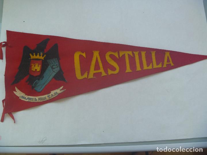 Military Antiques: MARINA DE GUERRA ESPA&Ntilde;OLA: BANDERIN DE LA NAVE DE TRANSPORTE DE ATAQUE T.A.21 CASTILLA. EPOCA FRANCO