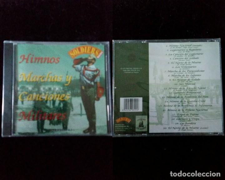 Military Antiques: CD HIMNOS Y MARCHAS MILITARES,REVISTA SOLDIERS,SIN DESPRECINTAR.