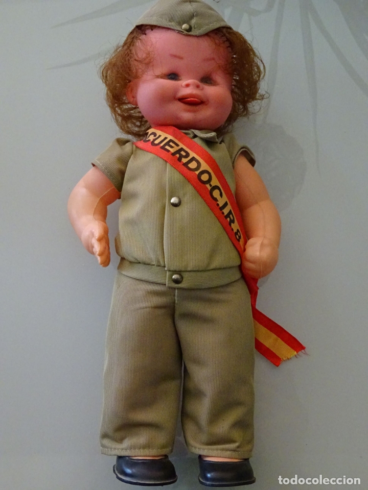 Militaria: MU&Ntilde;ECO MU&Ntilde;EQUITO MILITAR. RECUERDO T&Iacute;PICO MILI. CIR 8 ALICANTE. 30 CM. 180 GR