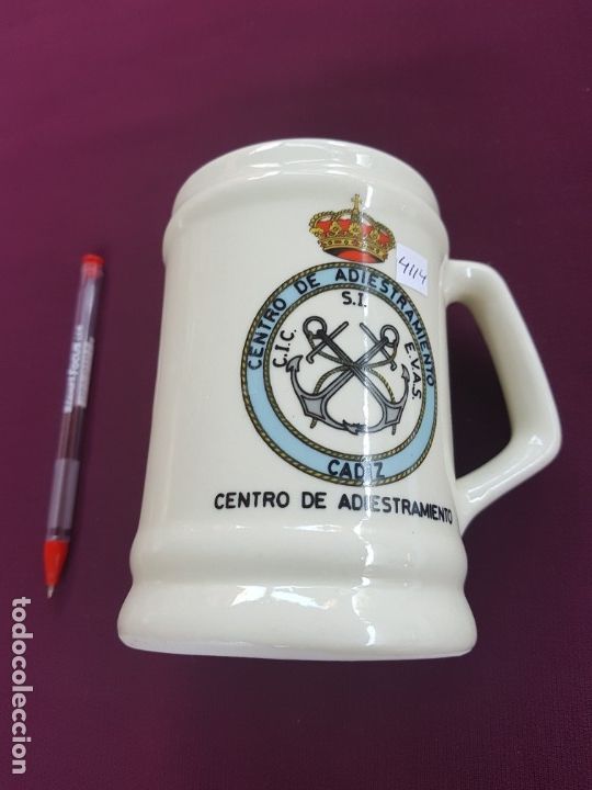 Military Antiques: JARRA CENTRO DE ADIESTRAMIENTO DE LA ARMADA ESPA&Ntilde;OLA. CADIZ