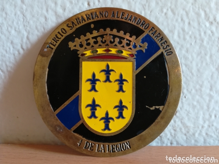 Military Antiques: Placa Tercio Sahariano Alejandro Farnesio 4 de La Legi&oacute;n - S&aacute;hara Ej&eacute;rcito Espa&ntilde;ol