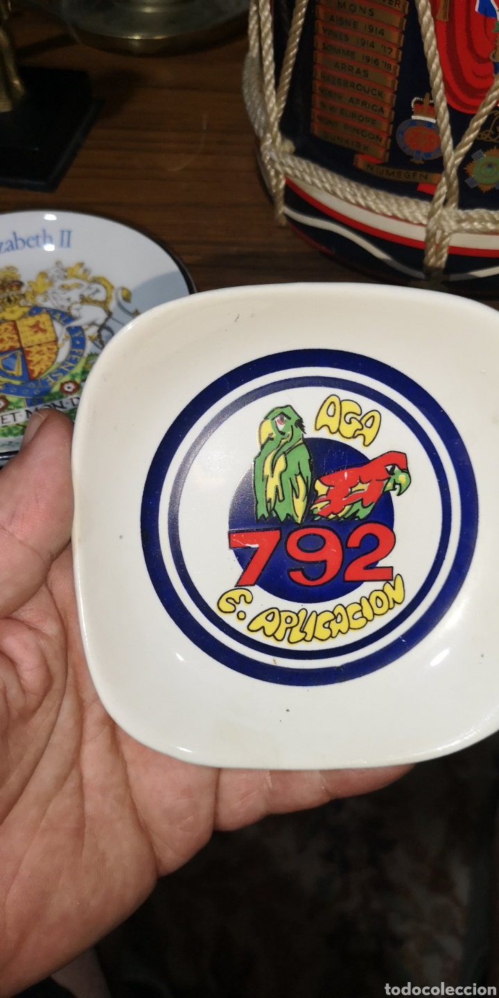 Military Antiques: Plato cenicero de la Escuela de Aplicaci&oacute;n aga 792
