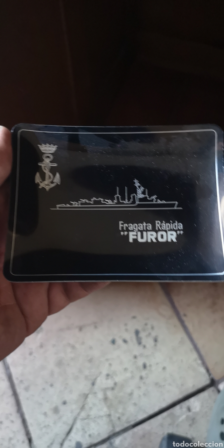 Military Antiques: Cenicero de aluminio de la fragata r&aacute;pida furor