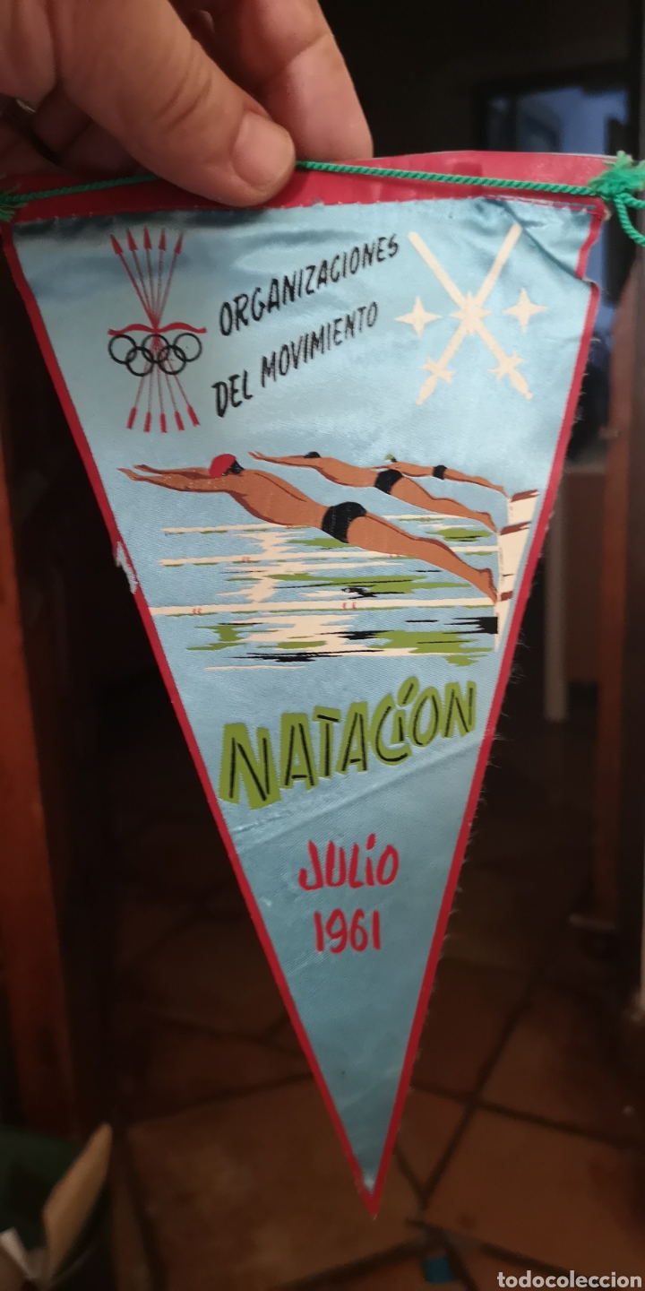 Military Antiques: Bander&iacute;n de organizaci&oacute;n del movimiento campeonatos de nataci&oacute;n de julio de 1961