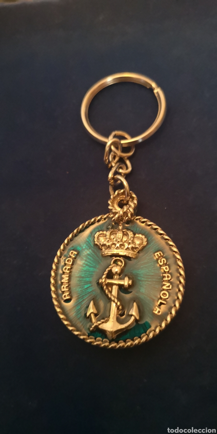 Military Antiques: Antiguo llavero de la Armada espa&ntilde;ola