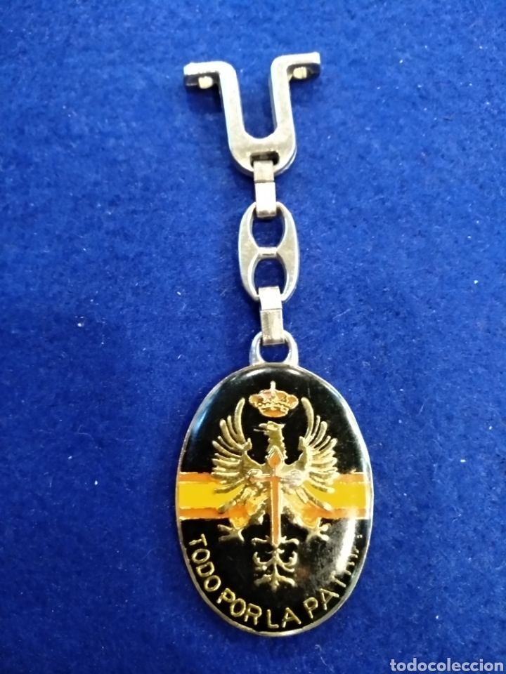 Military Antiques: Llavero infanter&iacute;a / todo por la patria