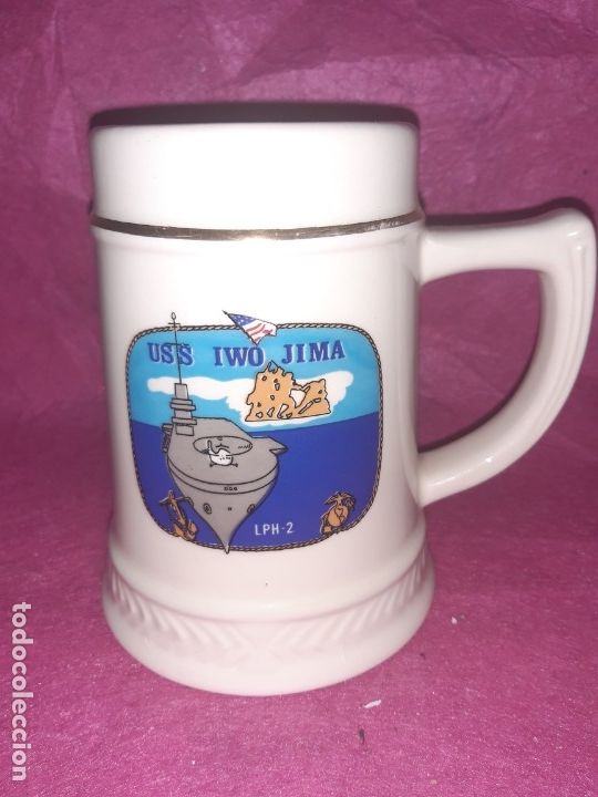 Military Antiques: JARRA PORTAAVIONES ISS IWO JIMA LPH-2 APOLO 13