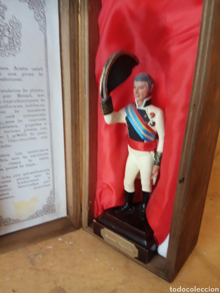 Military Antiques: GENERAL CASTA&Ntilde;OS FIGURA DE PLOMO 22 CM