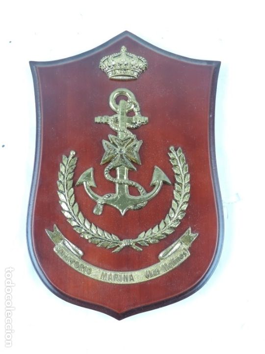 Military Antiques: METOPA DEL SANATORIO DE MARINA LOS MOLINOS, MEDICINA, MIDE 25 CMS APROX.