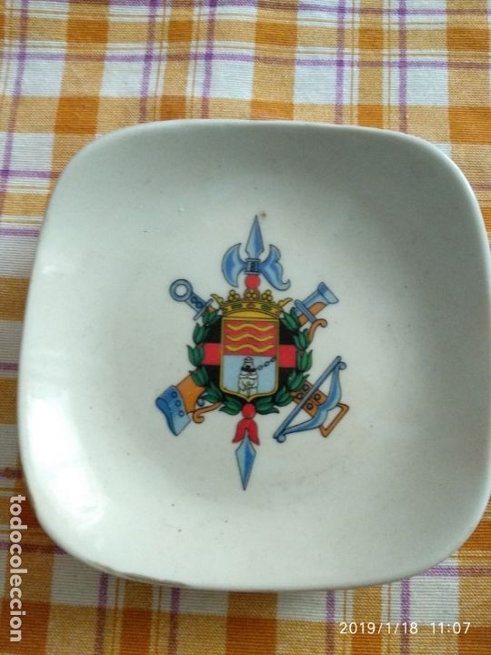 Military Antiques: PEQUE&Ntilde;O PLATO DE CERAMICA DE LA LLEGION 12,5 cm DE DIAMETRO