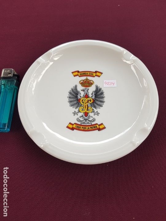 Military Antiques: CENICERO GUARDIA CIVIL, TODO POR LA PATRIA