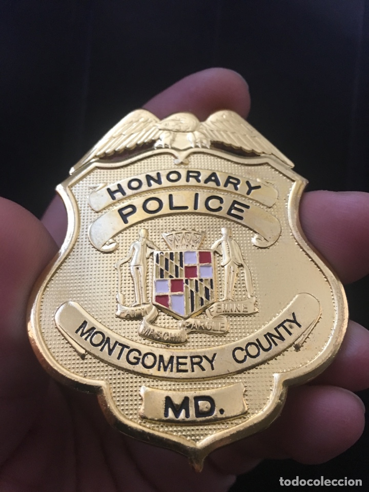 Militaria: PLACA POLICIA MONTGOMERY COUNTY USA