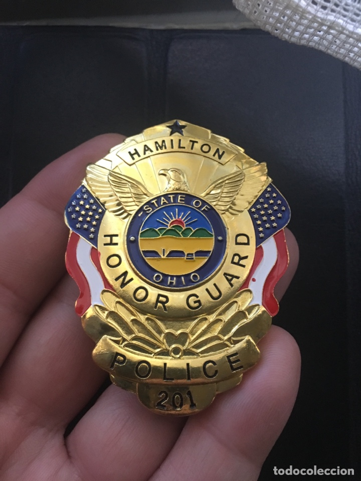 Militaria: PLACA POLICIA HAMILTON OHIO USA