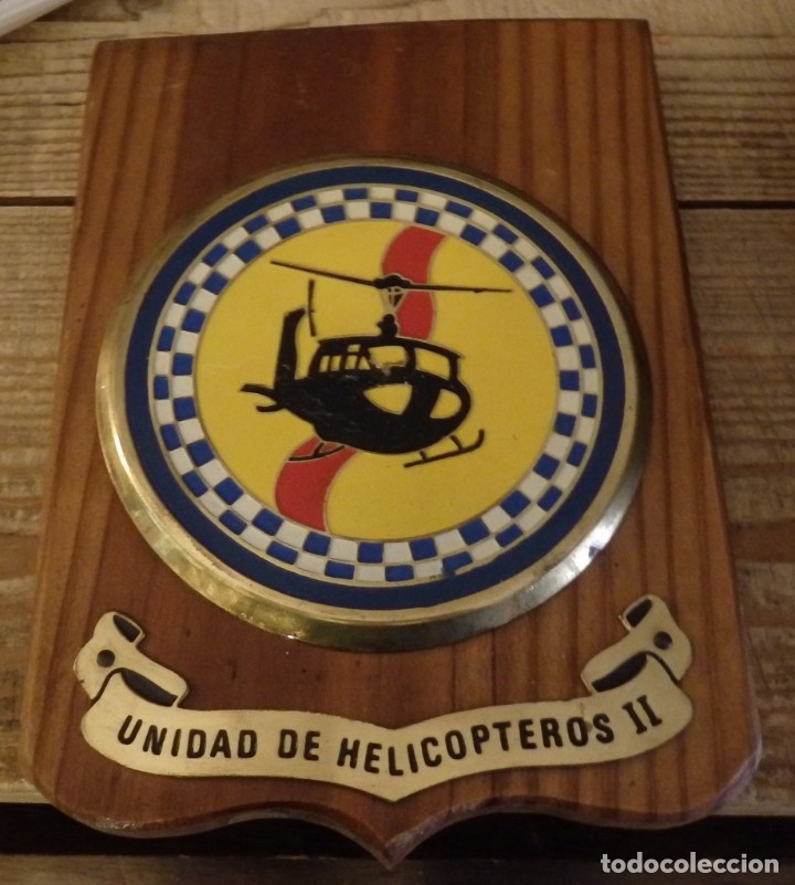 Militaria: METOPA UNIDAD DE HELICOPTEROS II, 14x20 cms